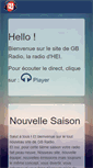 Mobile Screenshot of gbradio.fr