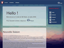 Tablet Screenshot of gbradio.fr